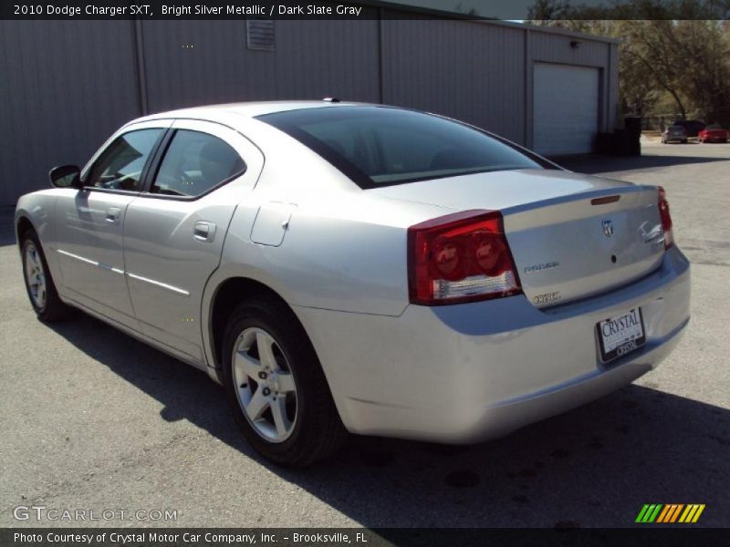 Bright Silver Metallic / Dark Slate Gray 2010 Dodge Charger SXT