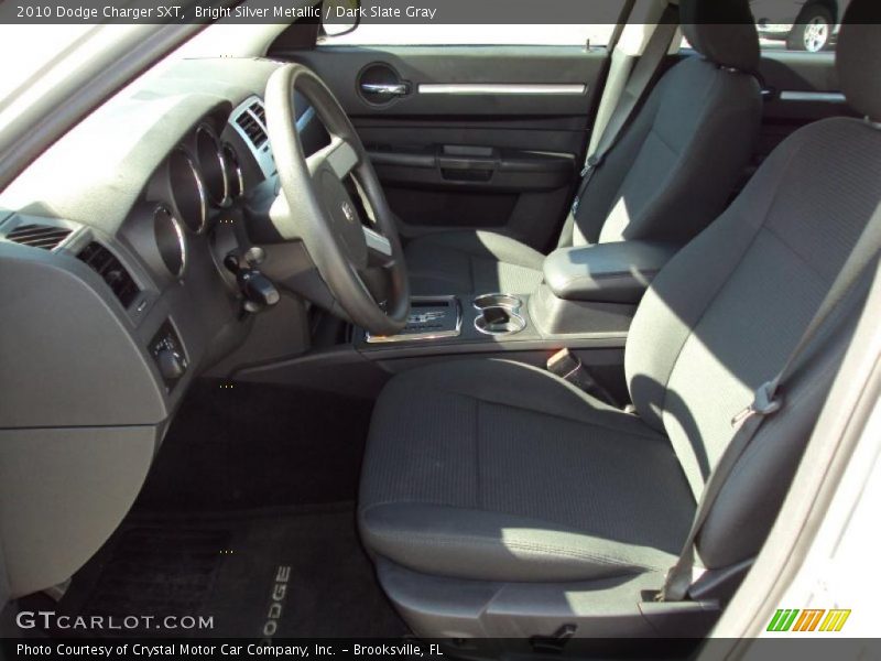Bright Silver Metallic / Dark Slate Gray 2010 Dodge Charger SXT