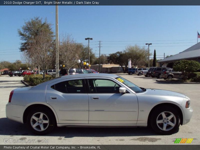 Bright Silver Metallic / Dark Slate Gray 2010 Dodge Charger SXT