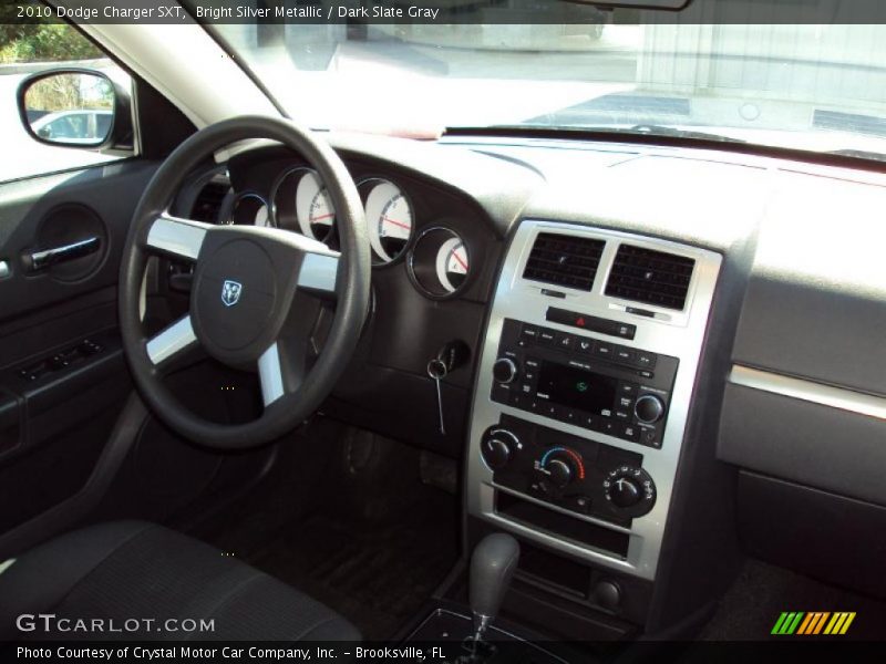 Bright Silver Metallic / Dark Slate Gray 2010 Dodge Charger SXT