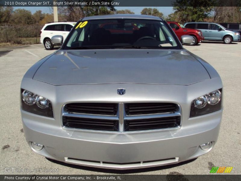 Bright Silver Metallic / Dark Slate Gray 2010 Dodge Charger SXT