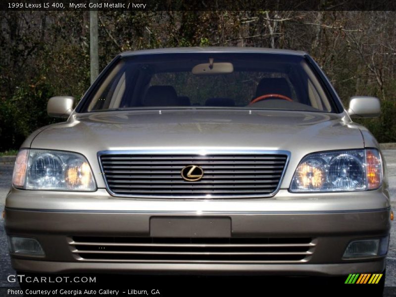 Mystic Gold Metallic / Ivory 1999 Lexus LS 400