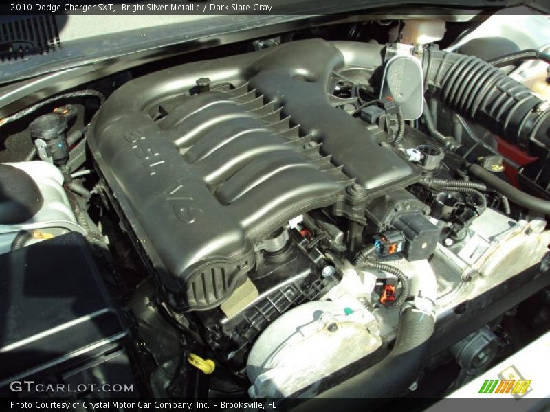 Bright Silver Metallic / Dark Slate Gray 2010 Dodge Charger SXT