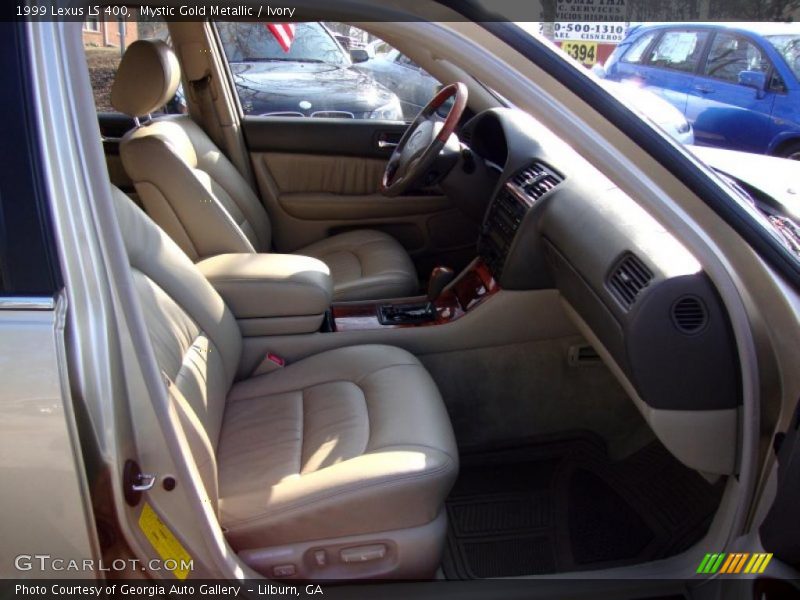 Mystic Gold Metallic / Ivory 1999 Lexus LS 400
