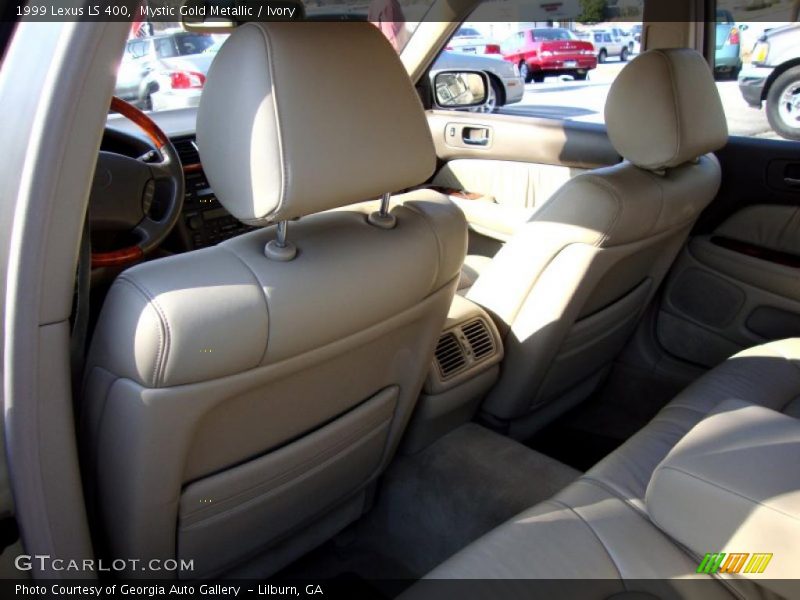 Mystic Gold Metallic / Ivory 1999 Lexus LS 400