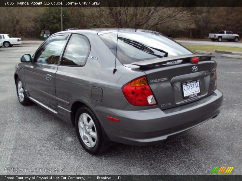 Stormy Gray / Gray 2005 Hyundai Accent GLS Coupe