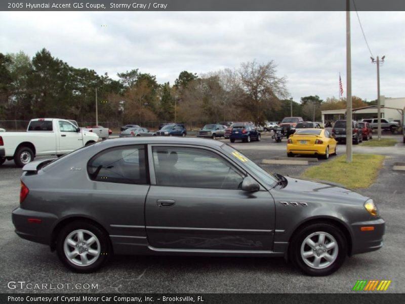 Stormy Gray / Gray 2005 Hyundai Accent GLS Coupe