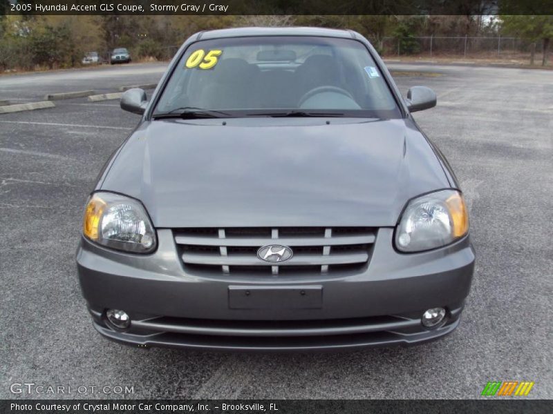 Stormy Gray / Gray 2005 Hyundai Accent GLS Coupe