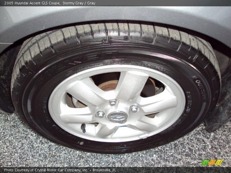 Stormy Gray / Gray 2005 Hyundai Accent GLS Coupe