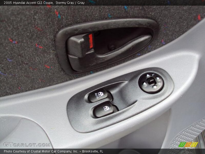 Stormy Gray / Gray 2005 Hyundai Accent GLS Coupe