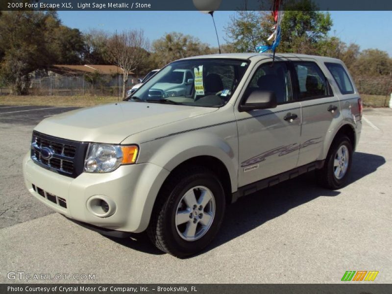 Light Sage Metallic / Stone 2008 Ford Escape XLS