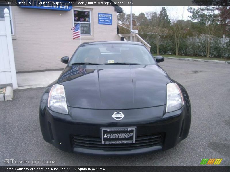 Super Black / Burnt Orange/Carbon Black 2003 Nissan 350Z Touring Coupe