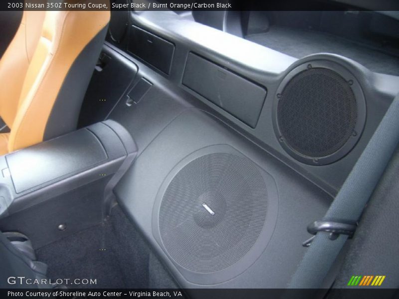 Super Black / Burnt Orange/Carbon Black 2003 Nissan 350Z Touring Coupe