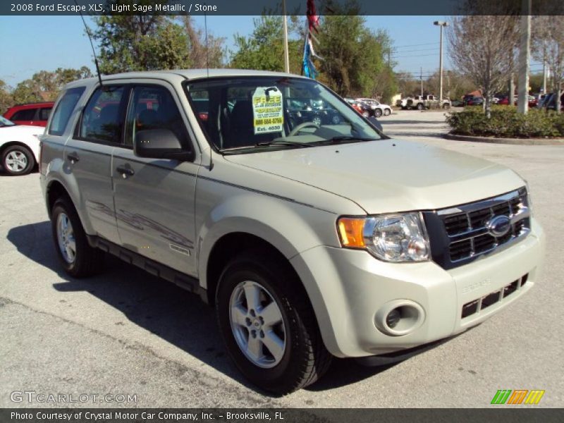 Light Sage Metallic / Stone 2008 Ford Escape XLS