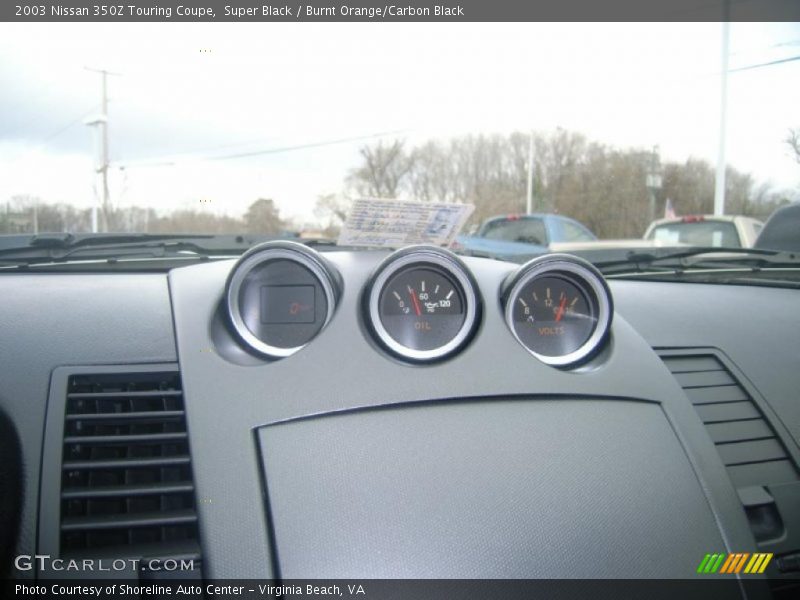 Super Black / Burnt Orange/Carbon Black 2003 Nissan 350Z Touring Coupe