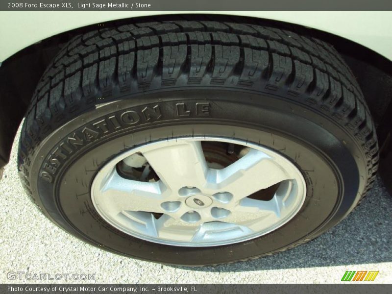 Light Sage Metallic / Stone 2008 Ford Escape XLS
