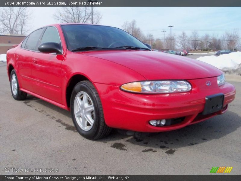 Sport Red / Pewter 2004 Oldsmobile Alero GL1 Sedan