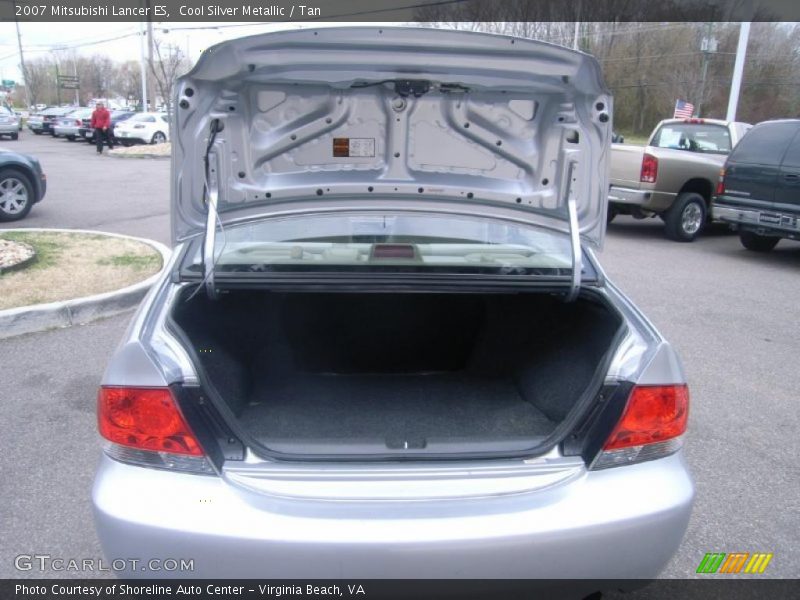 Cool Silver Metallic / Tan 2007 Mitsubishi Lancer ES