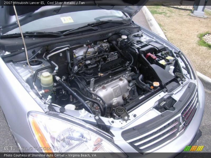 Cool Silver Metallic / Tan 2007 Mitsubishi Lancer ES