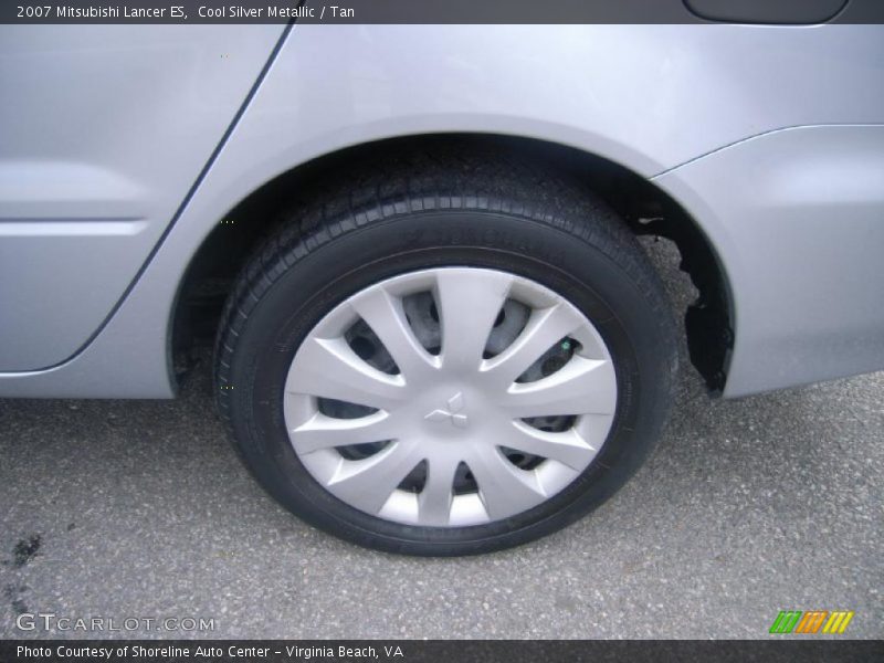 Cool Silver Metallic / Tan 2007 Mitsubishi Lancer ES