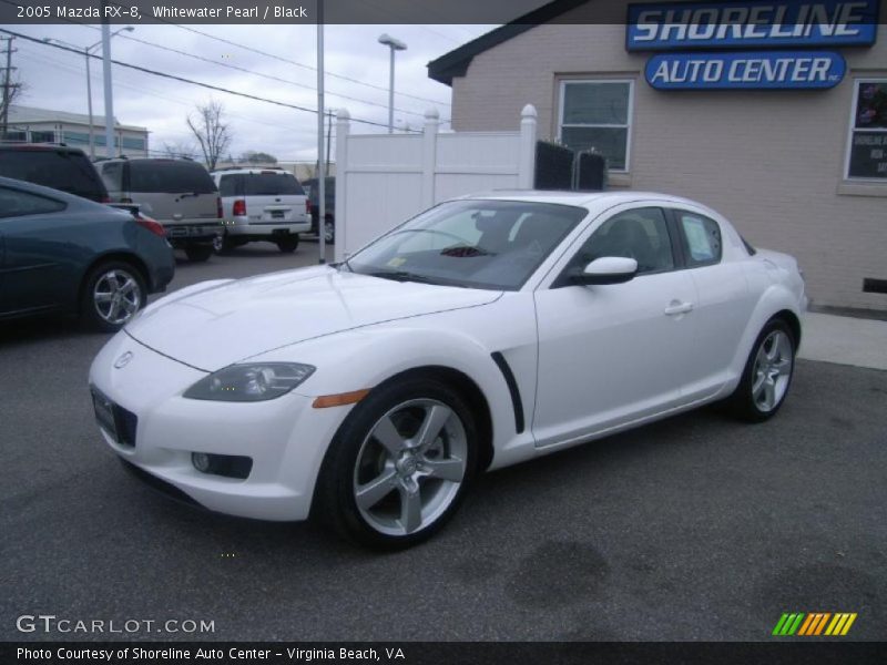 Whitewater Pearl / Black 2005 Mazda RX-8