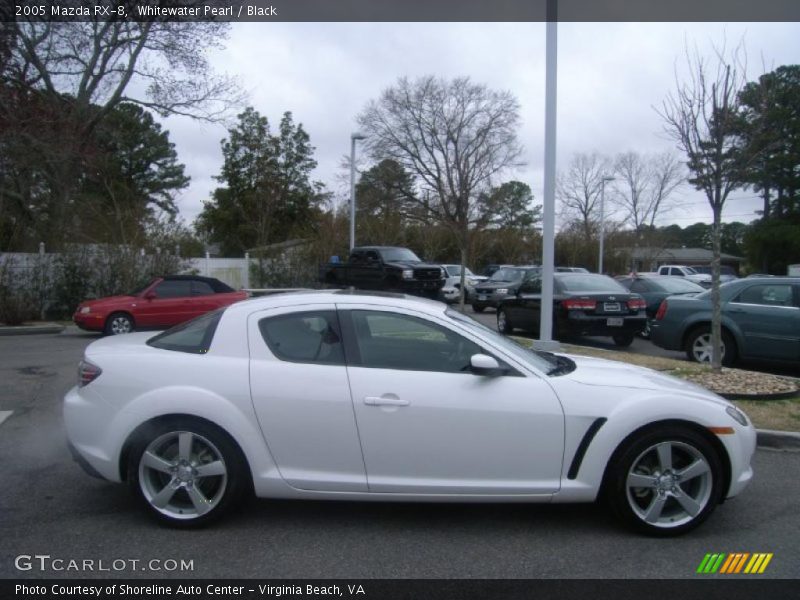 Whitewater Pearl / Black 2005 Mazda RX-8