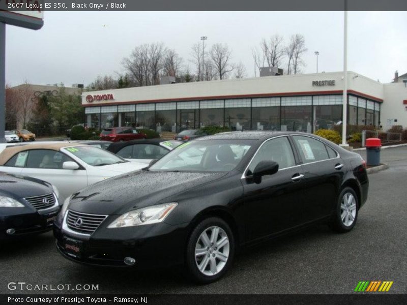 Black Onyx / Black 2007 Lexus ES 350