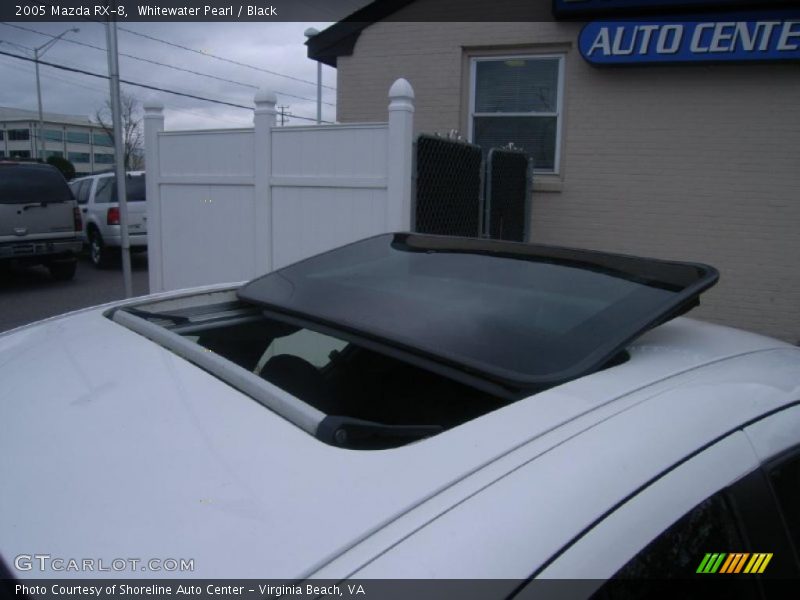 Whitewater Pearl / Black 2005 Mazda RX-8