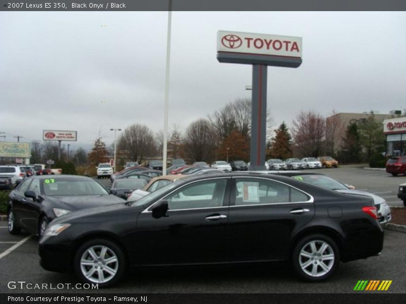 Black Onyx / Black 2007 Lexus ES 350