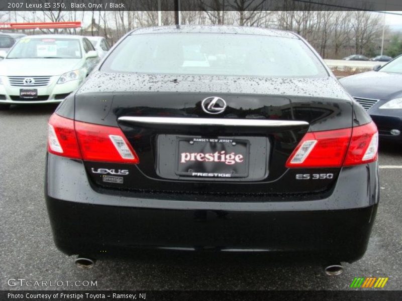 Black Onyx / Black 2007 Lexus ES 350