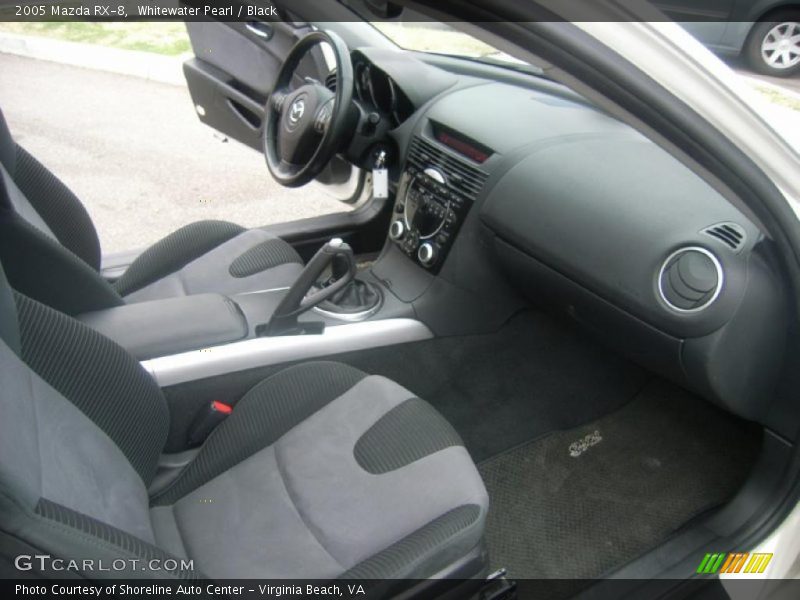 Whitewater Pearl / Black 2005 Mazda RX-8