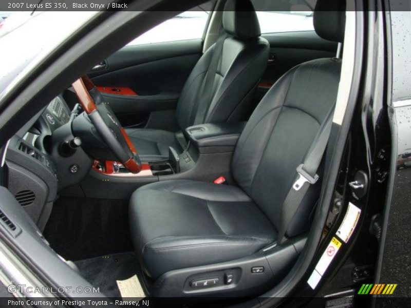 Black Onyx / Black 2007 Lexus ES 350