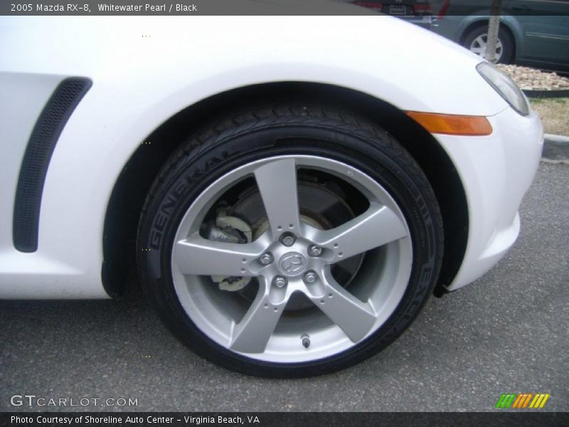 Whitewater Pearl / Black 2005 Mazda RX-8