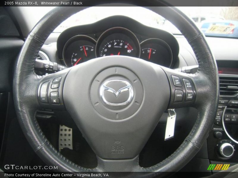 Whitewater Pearl / Black 2005 Mazda RX-8