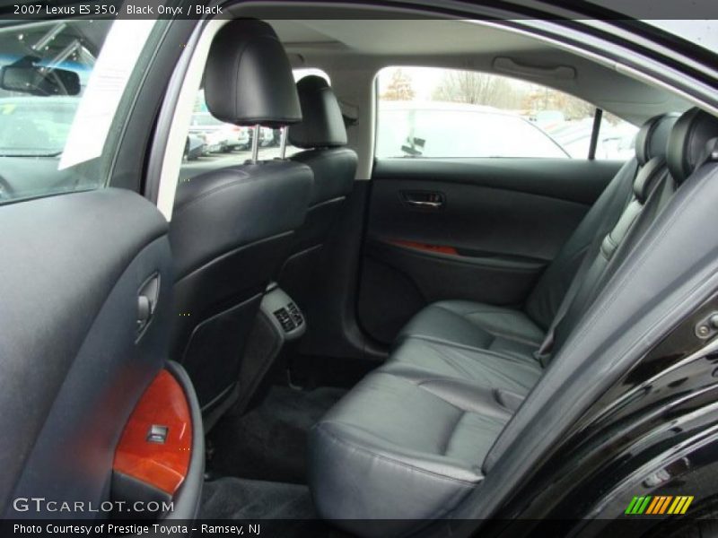 Black Onyx / Black 2007 Lexus ES 350