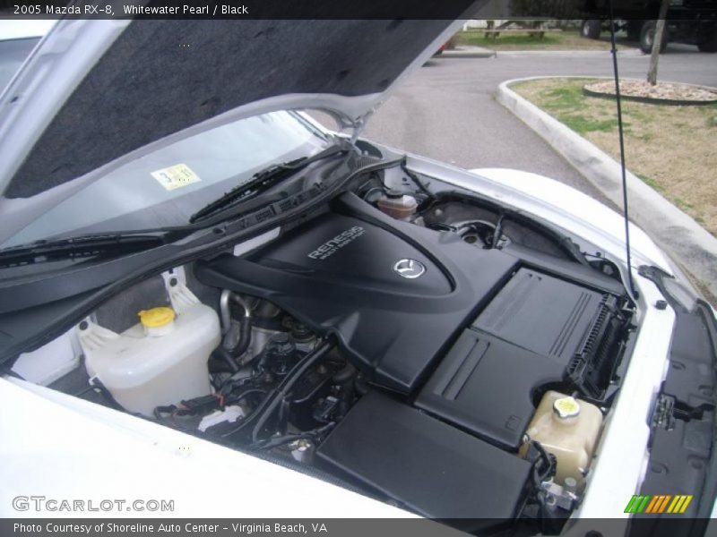 Whitewater Pearl / Black 2005 Mazda RX-8