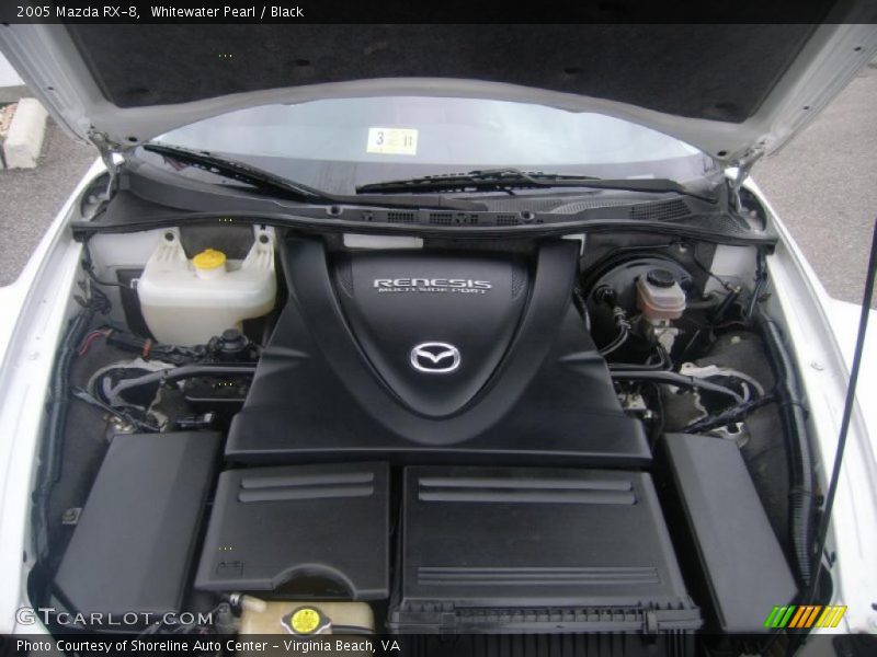 Whitewater Pearl / Black 2005 Mazda RX-8