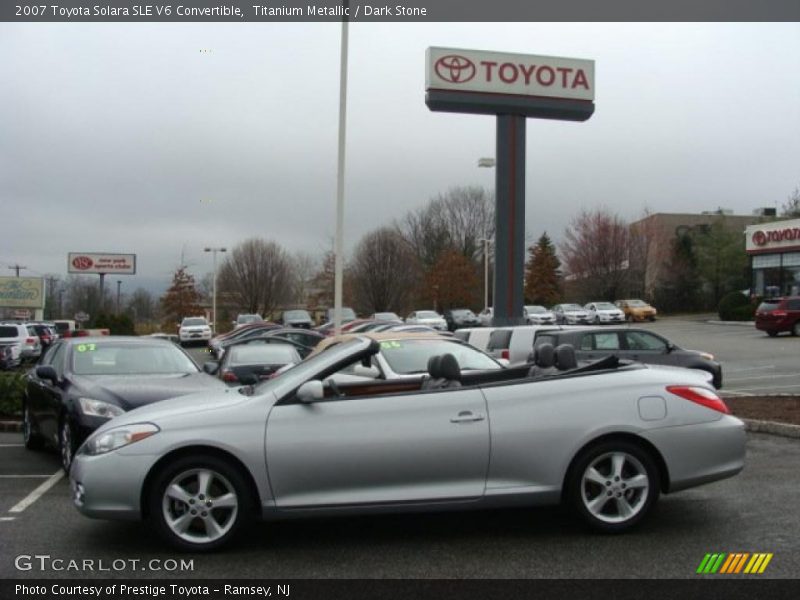 Titanium Metallic / Dark Stone 2007 Toyota Solara SLE V6 Convertible