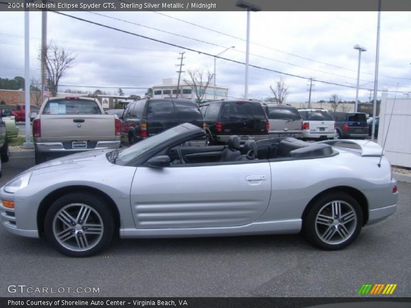 Sterling Silver Metallic / Midnight 2004 Mitsubishi Eclipse Spyder GTS