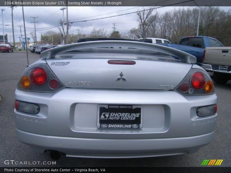 Sterling Silver Metallic / Midnight 2004 Mitsubishi Eclipse Spyder GTS