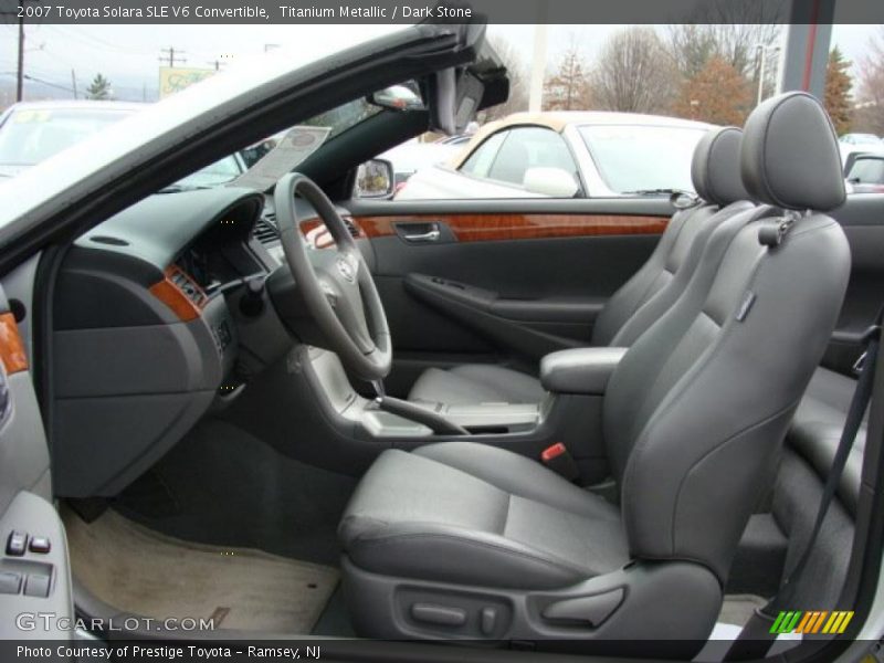Titanium Metallic / Dark Stone 2007 Toyota Solara SLE V6 Convertible