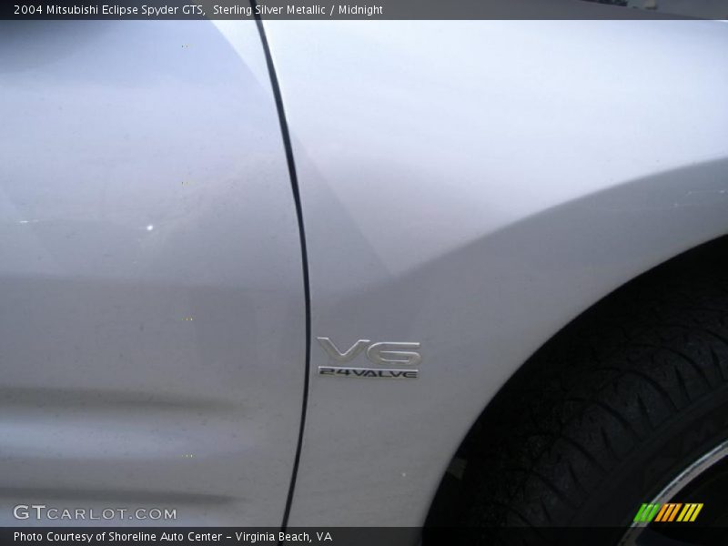 Sterling Silver Metallic / Midnight 2004 Mitsubishi Eclipse Spyder GTS