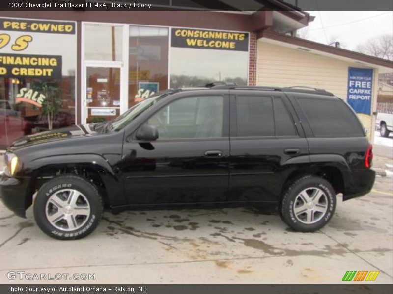 Black / Ebony 2007 Chevrolet TrailBlazer LT 4x4