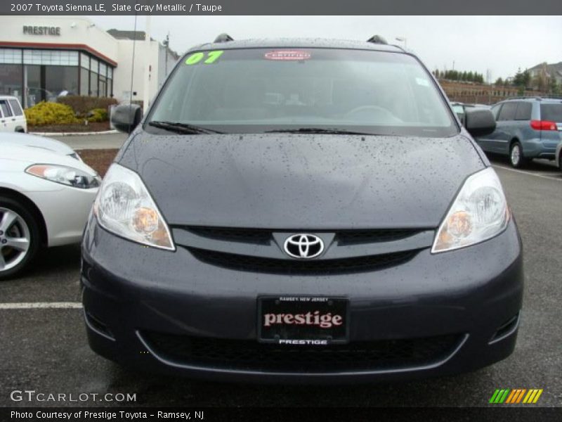 Slate Gray Metallic / Taupe 2007 Toyota Sienna LE