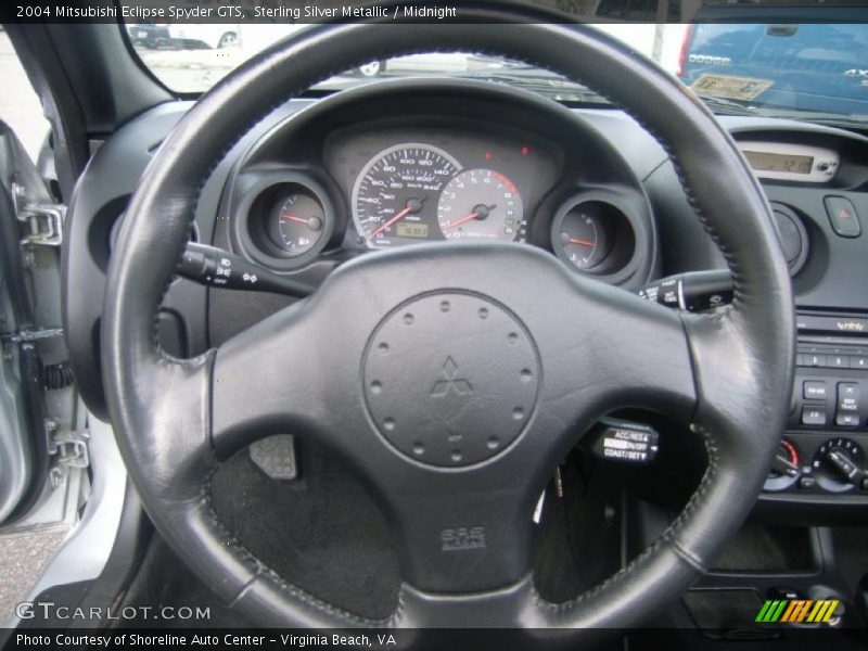 Sterling Silver Metallic / Midnight 2004 Mitsubishi Eclipse Spyder GTS