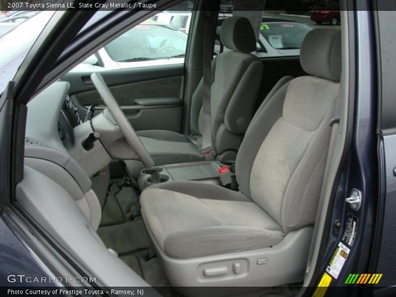 Slate Gray Metallic / Taupe 2007 Toyota Sienna LE
