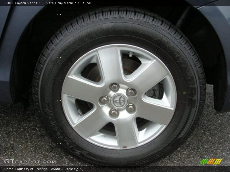 Slate Gray Metallic / Taupe 2007 Toyota Sienna LE
