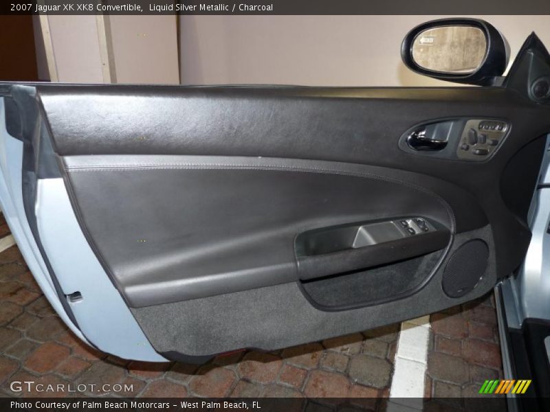 Liquid Silver Metallic / Charcoal 2007 Jaguar XK XK8 Convertible