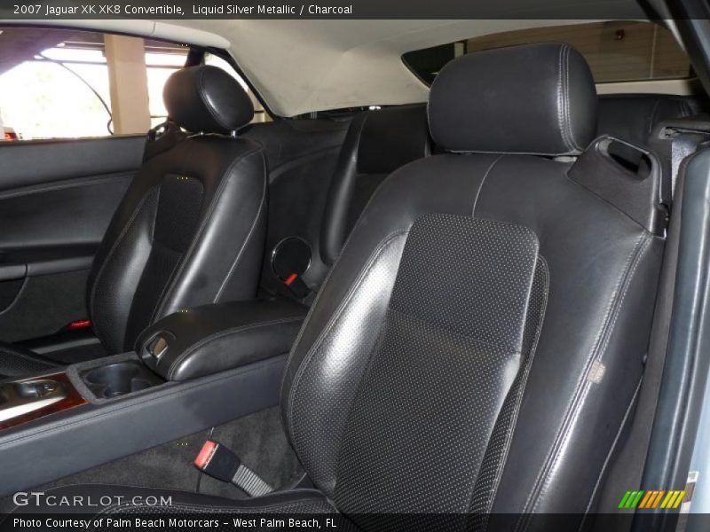Liquid Silver Metallic / Charcoal 2007 Jaguar XK XK8 Convertible