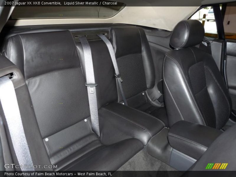 Liquid Silver Metallic / Charcoal 2007 Jaguar XK XK8 Convertible